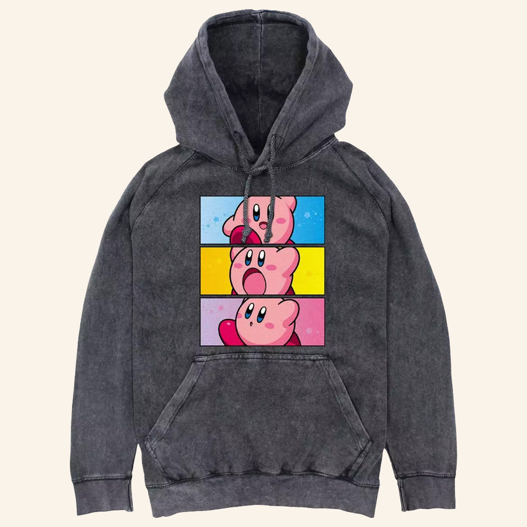 Kirby Merch Kirby Panel Stack Hoodie Great Gifts For Boyfriend - Thriftgiftshop