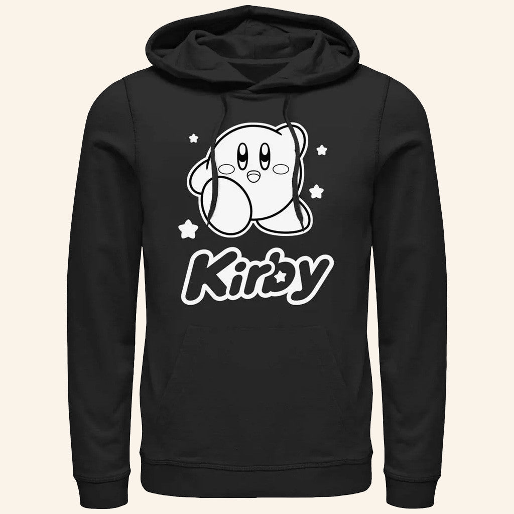 Kirby Merch Kirby Star Pose Hoodie Cool Gifts For Girlfriend - Thriftgiftshop