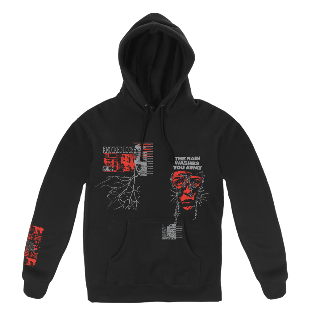 Knocked Loose Merch Knocked Loose Branch Rain Black Hoodie Unique Father'sDay Gifts - Thriftgiftshop