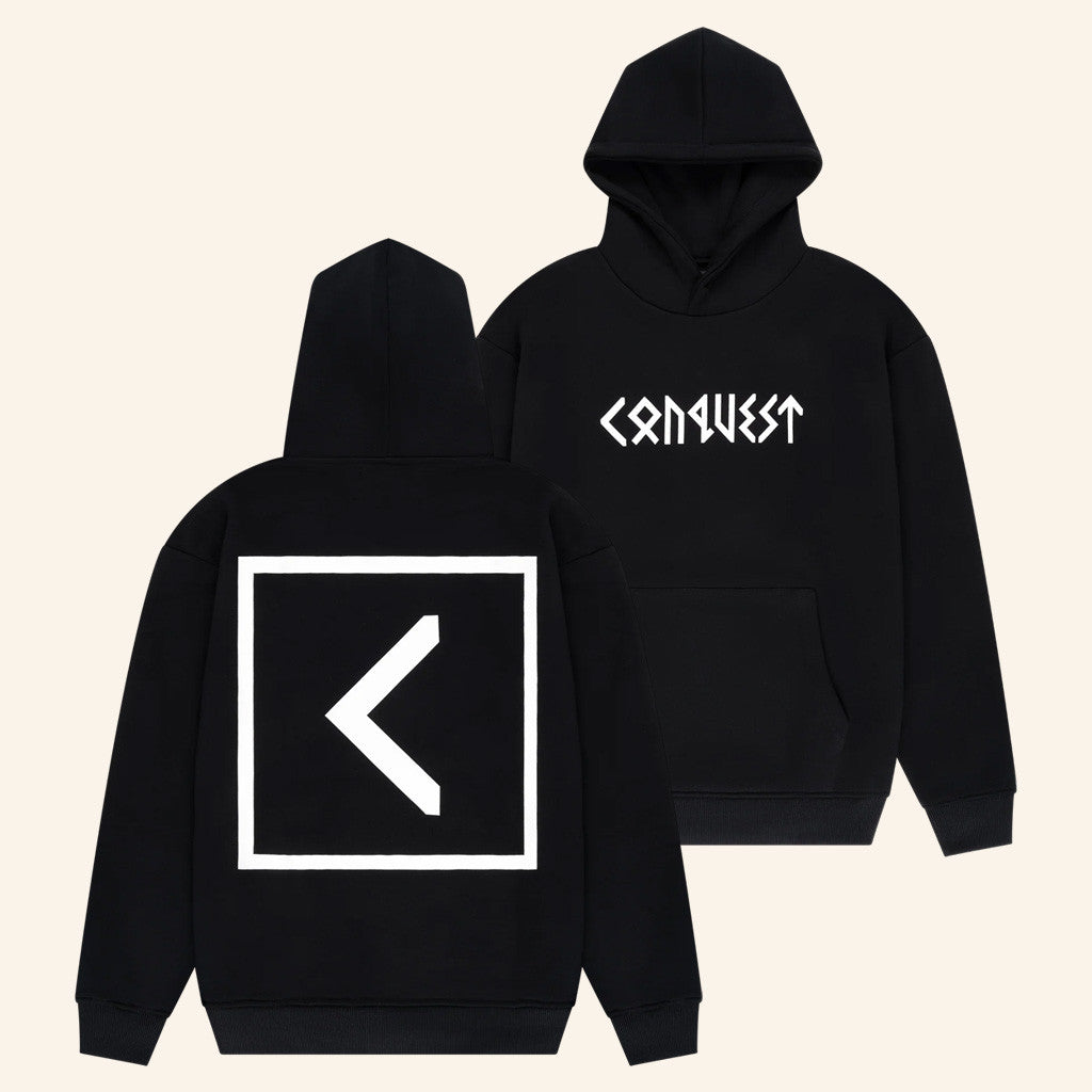 Kurt Caz Merch Conquest Black Hoodie Unique Gift For Boyfriend Birthday - Thriftgiftshop