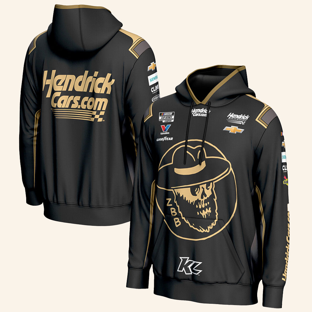 Kyle Larson ProSphere Hendrick Cars Zac Brown Band Sponsor Hoodie Kyle Larson Merch Fan Gifts - Thriftgiftshop