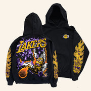 LA Basketball Merch LA Basketball X Warren Lotas Slam Dunk Hoodie Gifts For Brother - Thriftgiftshop