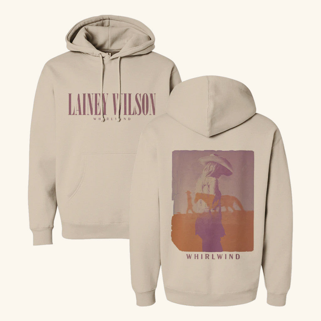 Lainey Wilson Merch Tour 2025 Whirlwind Hoodie Music Lover Gifts For Him - Thriftgiftshop