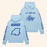 Lando Norris Merch Racer Hoodie Blue Christmas Gifts For Racing Lovers - Thriftgiftshop