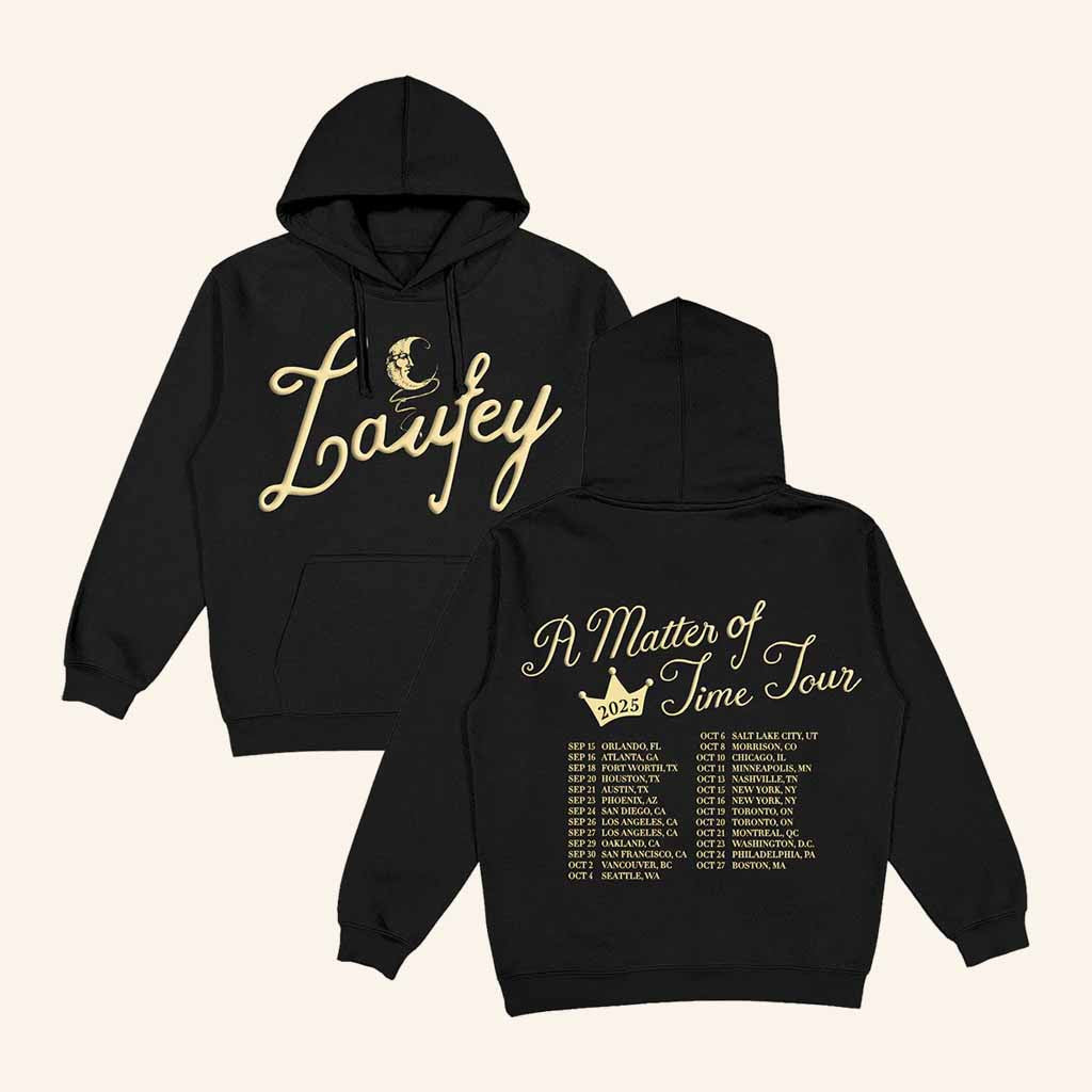 Laufey Merch A Matter Of Time Tour 2025 Hoodie Gifts For Music Lovers - Thriftgiftshop