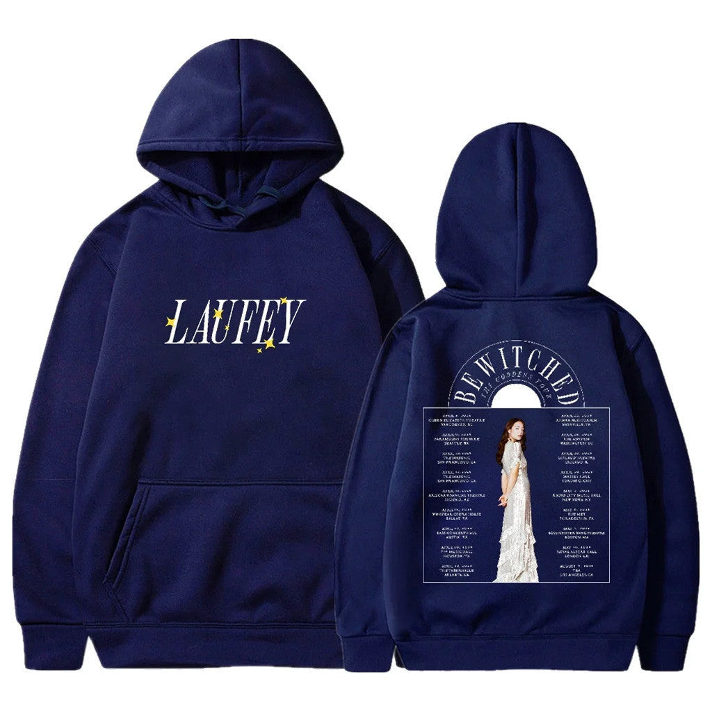 Laufey Merch Laufey Bewitched Hoodie The Goddess Tour 2024 Hoodie Gift For Fans - Thriftgiftshop