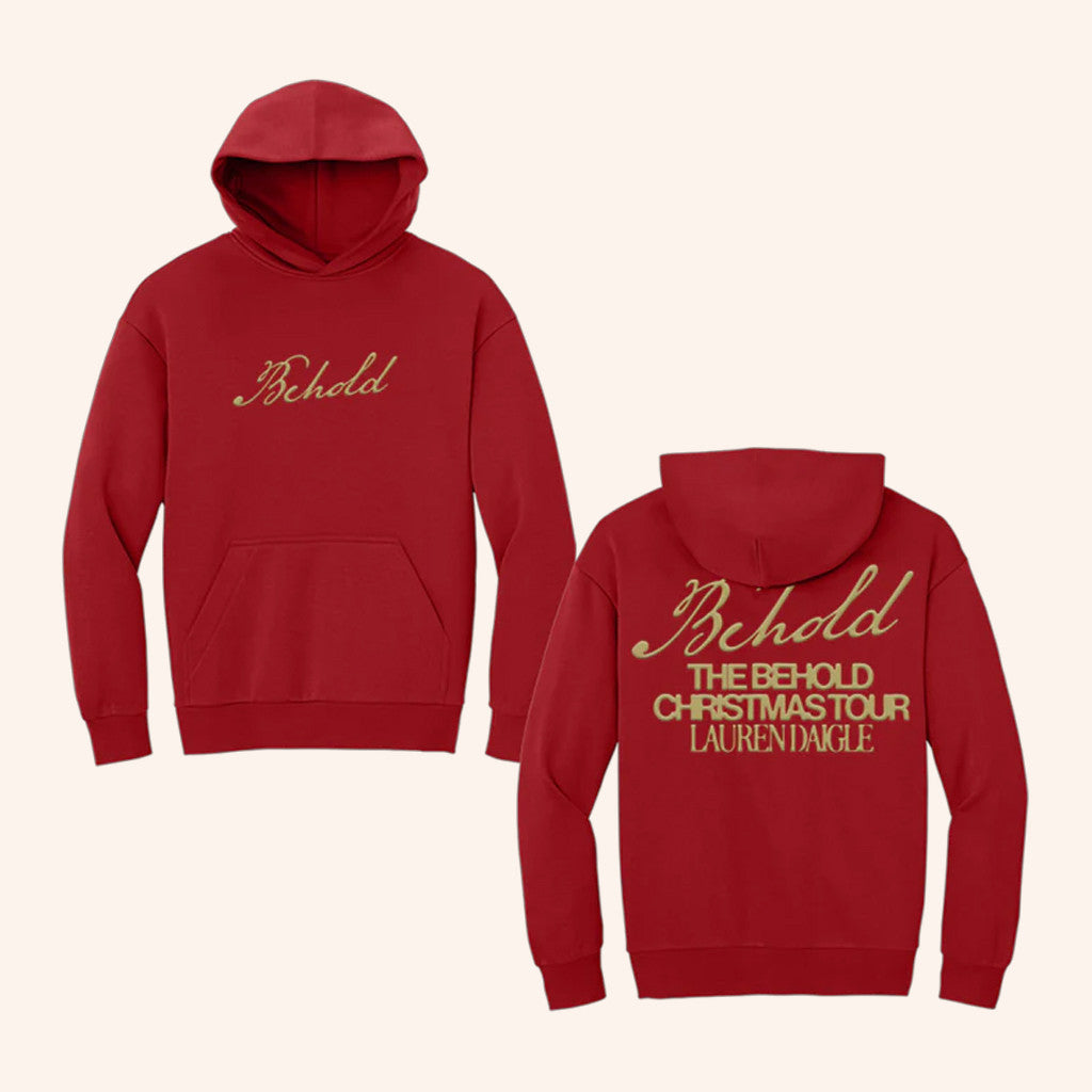 Lauren Daigle Merch The Behold Christmas Tour Hoodie Music Lover Gift Ideas For Him - Thriftgiftshop