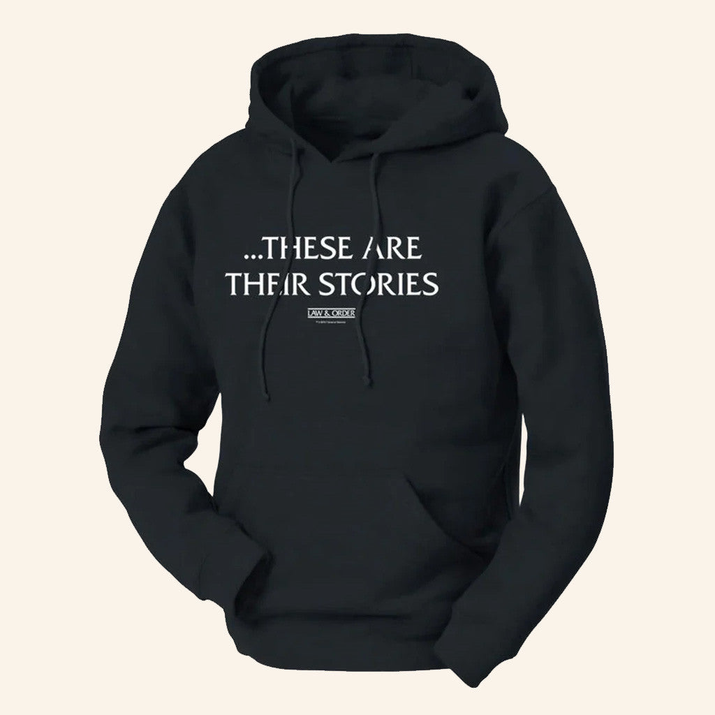 Law And Order SVU Merch These Are Their Stories Hoodie Presents For Film Lovers - Thriftgiftshop