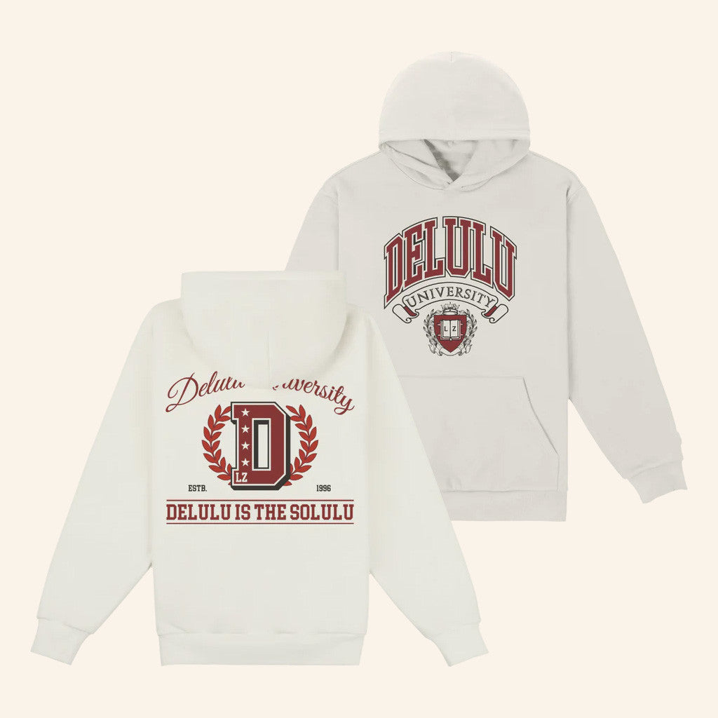 Layze Merch Delulu University Official Hoodie Gifts For Best Friends - Thriftgiftshop