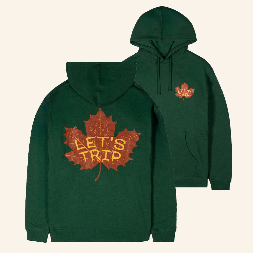 Let's Trip Merch Maple Leaf Hoodie Christmas Presents For Boyfriend - Thriftgiftshop