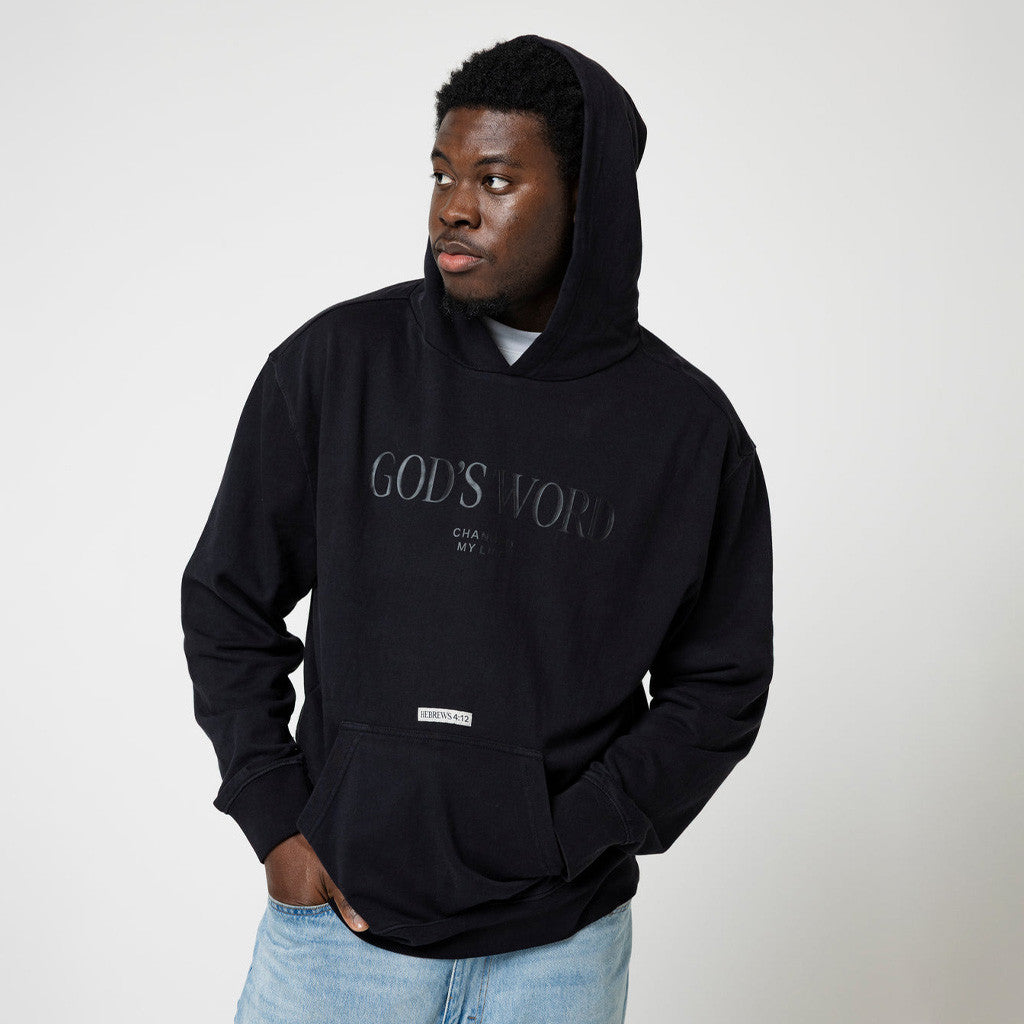 Life Church Merch God's Word Changed My Life Black Hoodie Christmas Gifts For Him - Thriftgiftshop