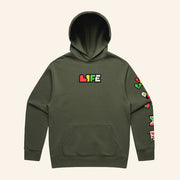 Life Series Merch Military Green Life Series Hoodie Best Gifts For Friends - Thriftgiftshop