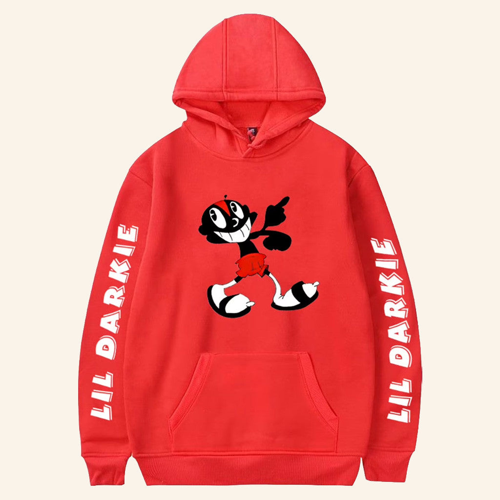 Lil Darkie Merch Cartoon Avatar Hoodie Unique Gifts For Music Lovers - Thriftgiftshop