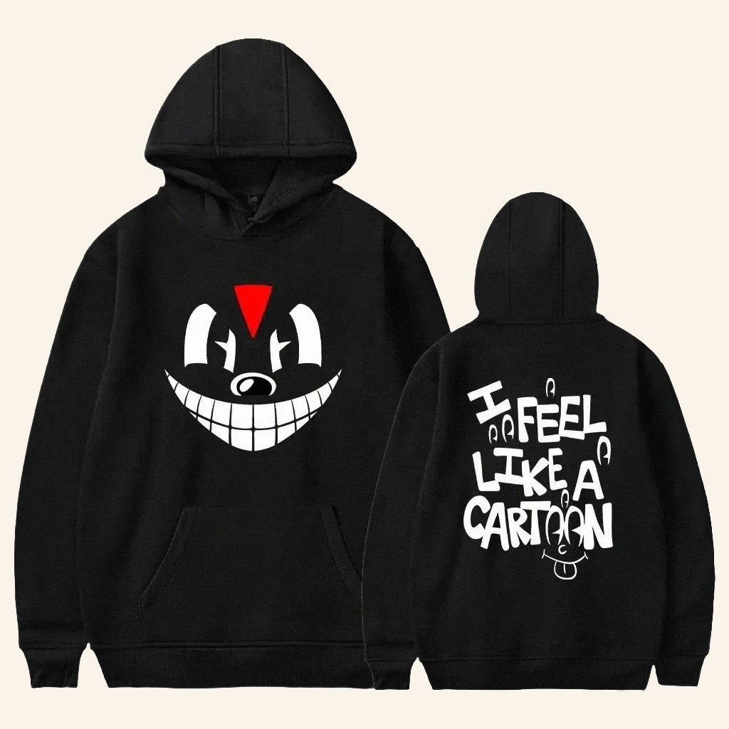Lil Darkie Merch I Feel Like A Cartoon Hoodie Gift Ideas For Rap Lovers - Thriftgiftshop