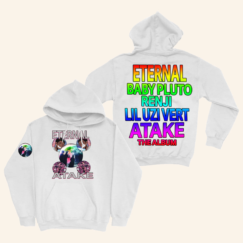Lil Uzi Vert Merch Eternal Atake Globes Hoodie Gifts For Hip Hop Lovers - Thriftgiftshop