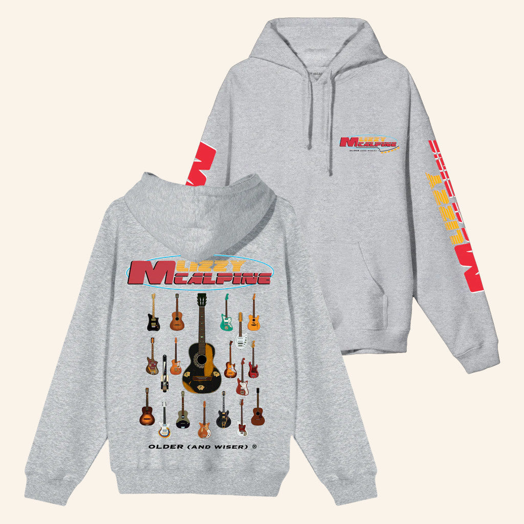 Lizzy McAlpine Merch Older And Wiser Guitar Hoodie Christmas Gifts For Her - Thriftgiftshop