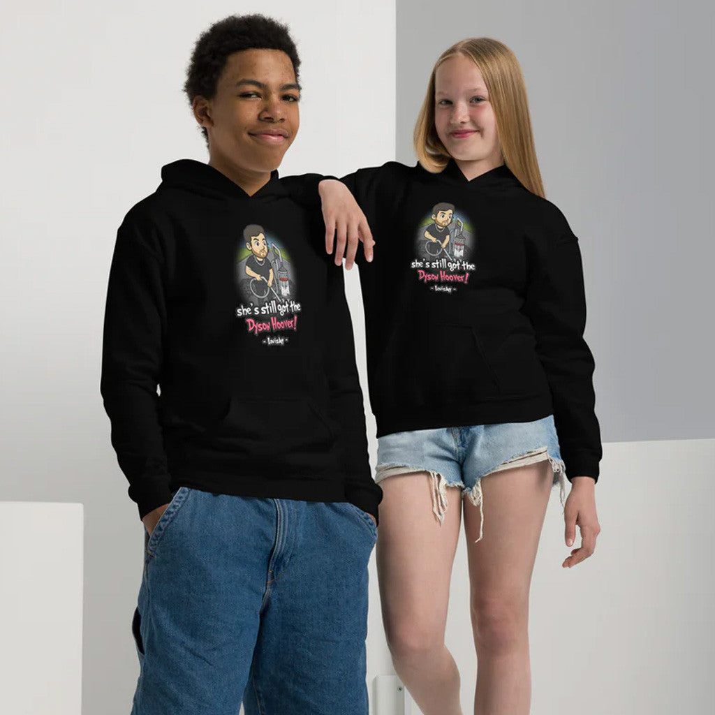 Louisayy Merch She's Still Got The Dyson Hoover Hoodie Black Gifts For Son - Thriftgiftshop