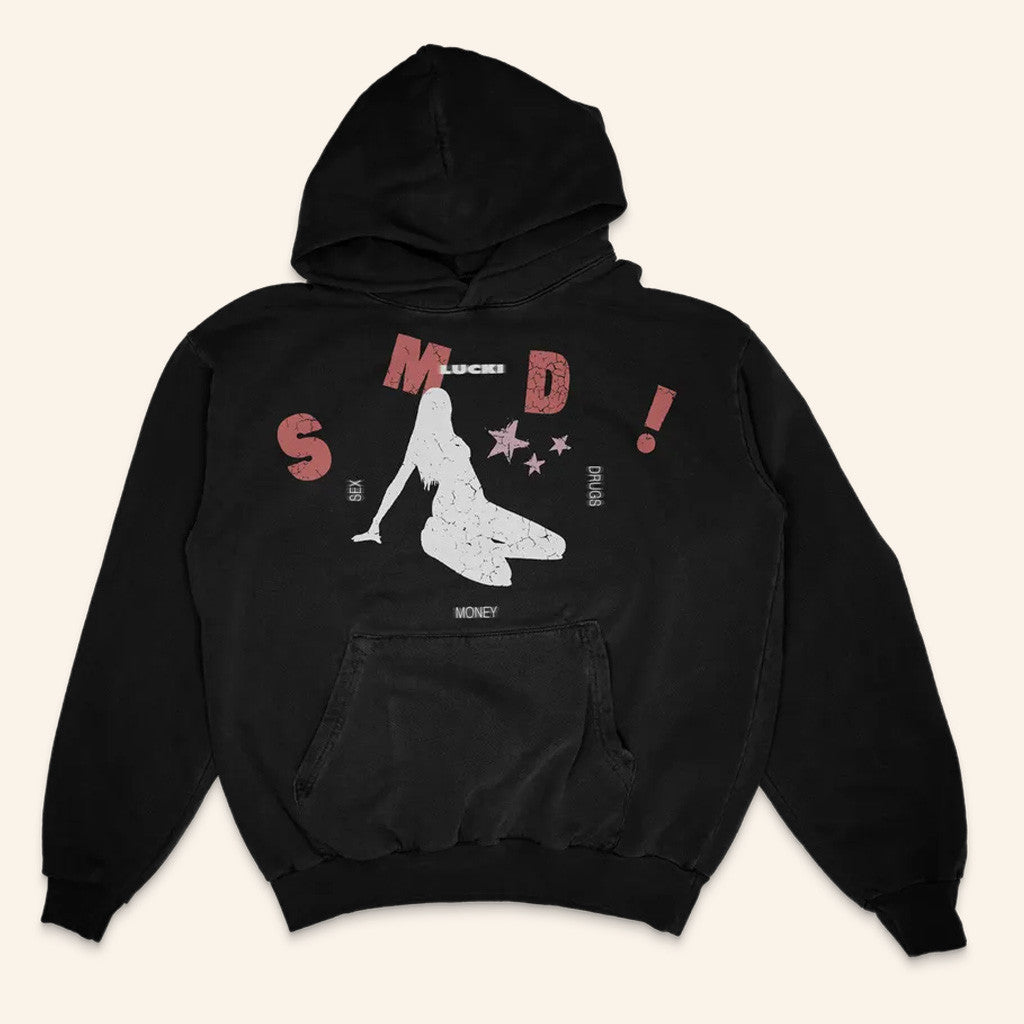 Lucki Merch SMD Hoodie Sex Money Drugs Hoodie Gifts For Rap Lovers - Thriftgiftshop