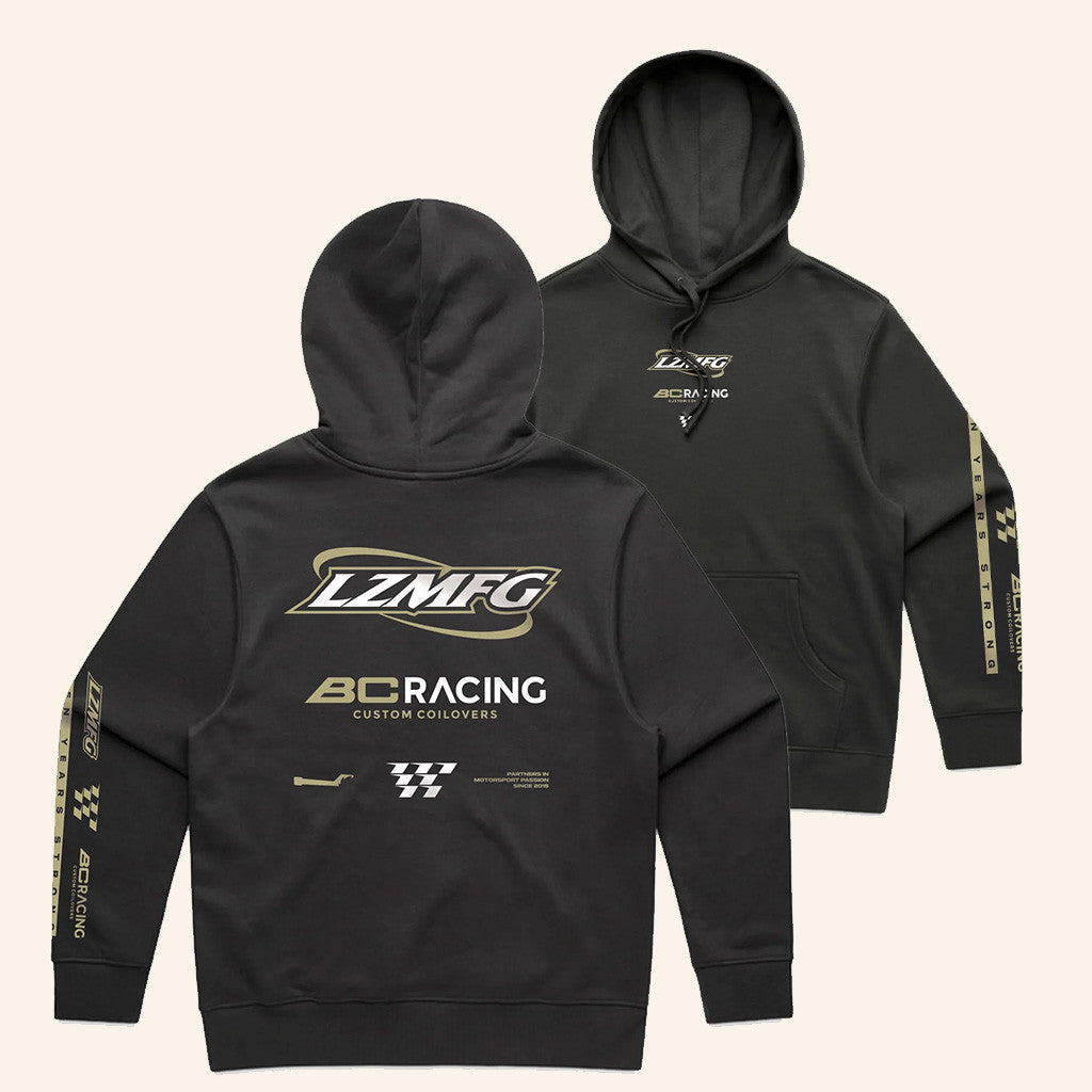 LZMFG Merch LZ X BC Racing 10 Year Hoodie Gifts For Racing Lovers For Him - Thriftgiftshop