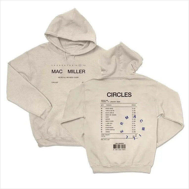 Mac Miller Circles Tracklist Hoodie Mac Miller Swimming Shirt The Swimming Unisex Hoodie Gifts For Besties - Thriftgiftshop