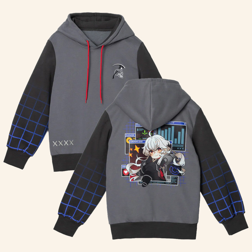 Makeship Merch A Date With Death Chibi Grim Reaper Hoodie Cute Gifts For Her - Thriftgiftshop