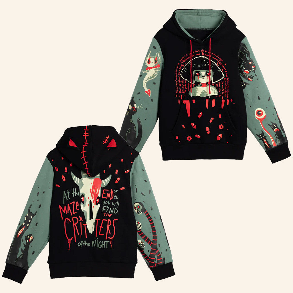 Makeship Merch Lobotomaze Hoodie Fran Bow Hoodie Gifts For Game Lovers - Thriftgiftshop