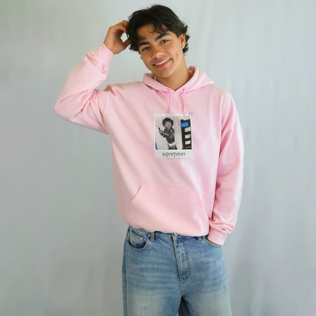 Malachi Barton Merch Pink Hoodie Gift Ideas For Friends - Thriftgiftshop