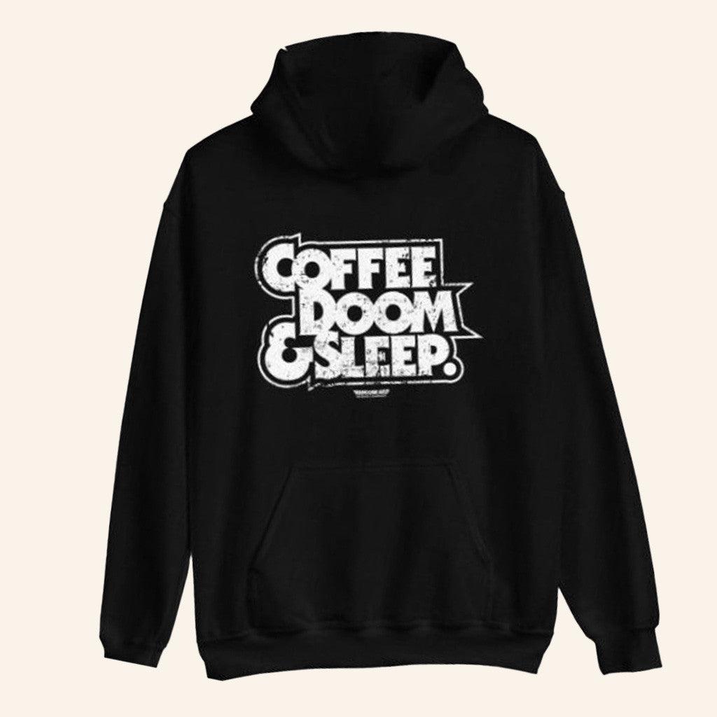 Mangobeard Merch Coffee Doom And Sleep Hoodie Christmas Gifts For Guys - Thriftgiftshop