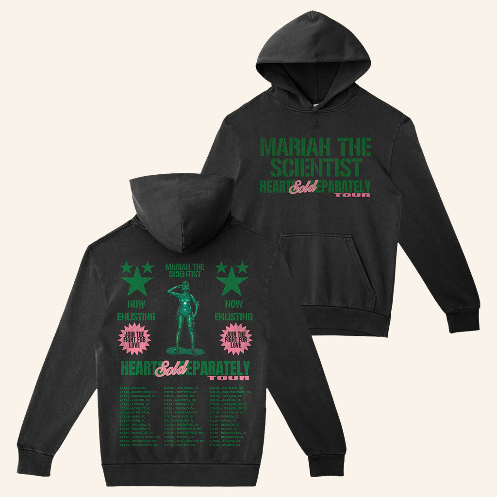 Mariah The Scientist Merch Hearts Sold Separately Tour Hoodie Presents For Music Lovers - Thriftgiftshop