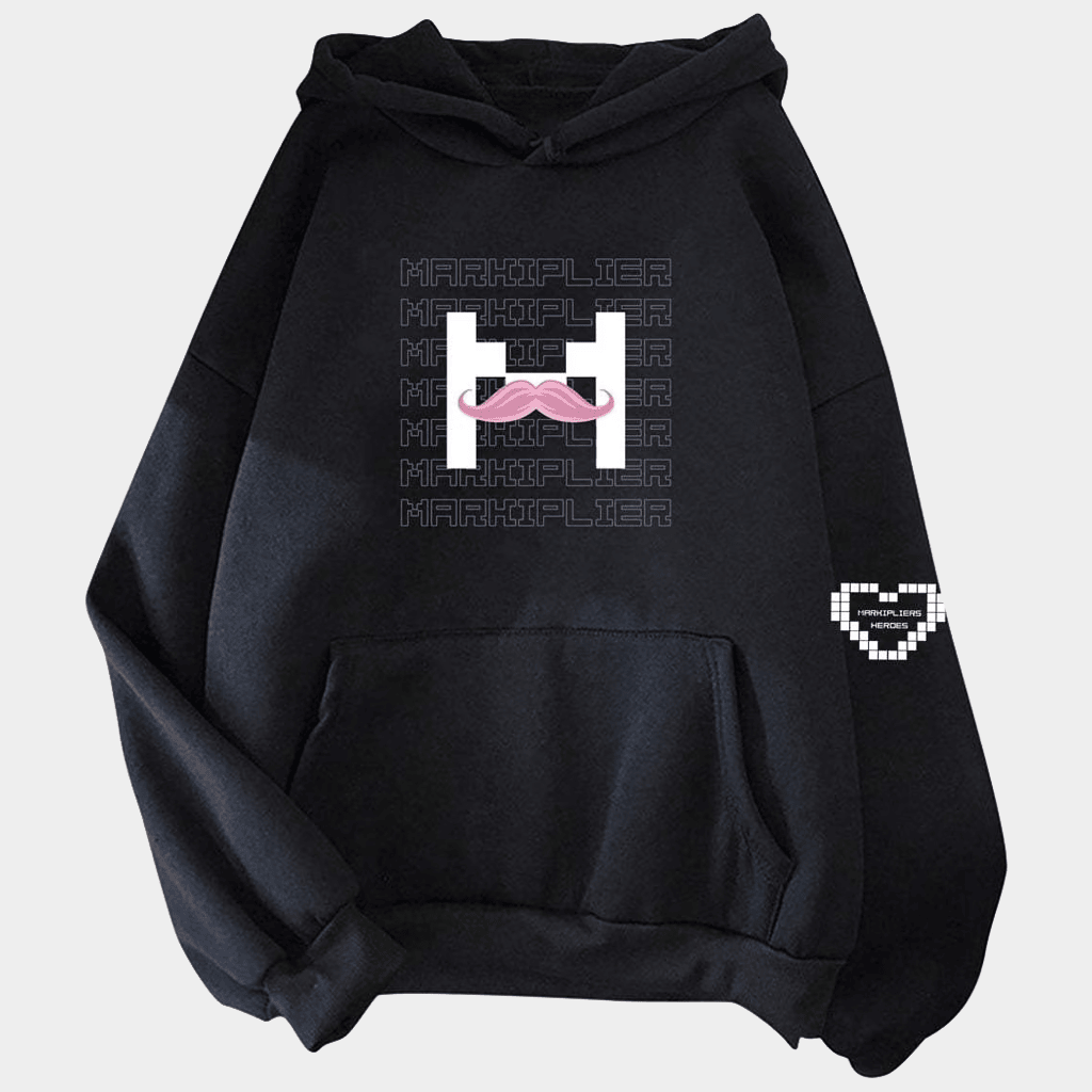 Markiplier Merch Markiplier Logo Hoodie Markiplier Repeat Hooded Sweatshirt Gift For Friends - Thriftgiftshop
