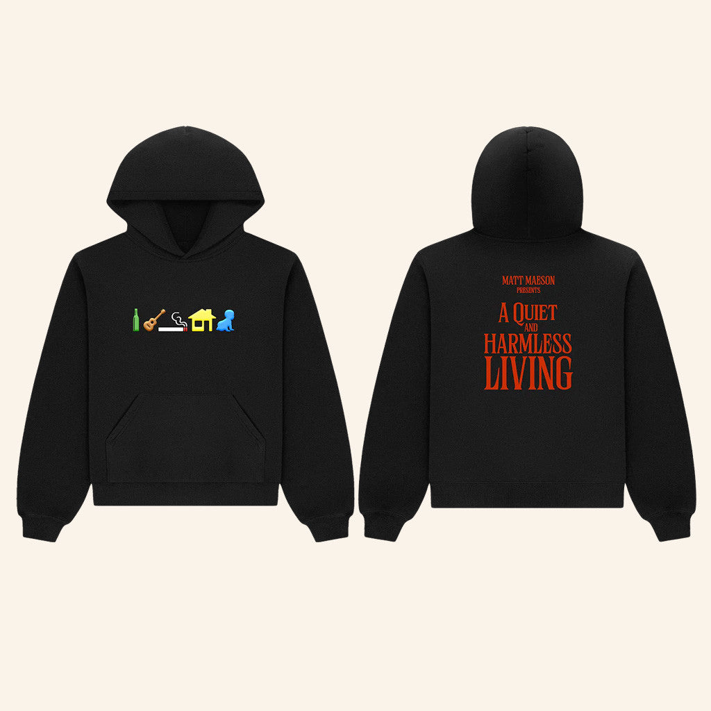 Matt Maeson Merch A Quiet And Harmless Living Hoodie Presents For Music Lovers - Thriftgiftshop