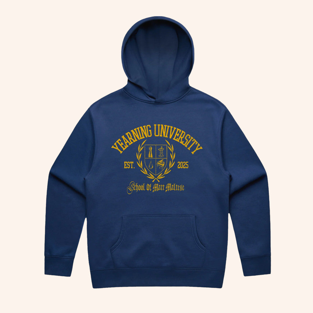 Matt Maltese Merch Yearning University Hoodie Music Lover Gifts For Him - Thriftgiftshop