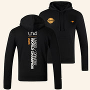 Mclaren Merch Lando Norris 2025 Drivers World Champion Black Hoodie Gifts For Racing Fans - Thriftgiftshop