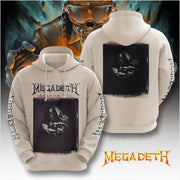 Megadeth Music Hoodie Cream Gifts For Friends Merch Apparel - Thriftgiftshop