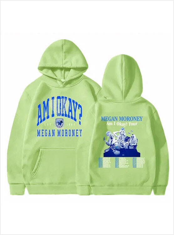 Megan Moroney Am I Okay Tour 2025 Megan Moroney Hoodies Gifts For Sister Merch Clothing - Thriftgiftshop