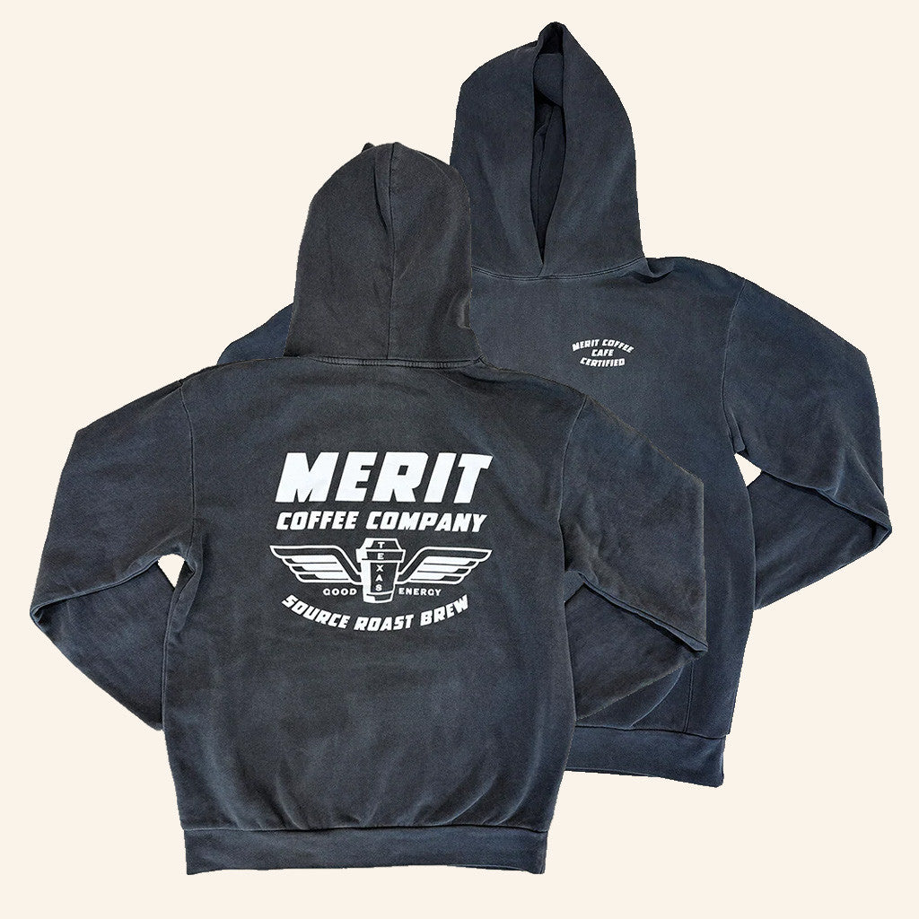 Merit Coffee Merch Winged Hoodie Christmas Presents For Him - Thriftgiftshop