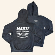 Merit Coffee Merch Winged Hoodie Christmas Presents For Him - Thriftgiftshop