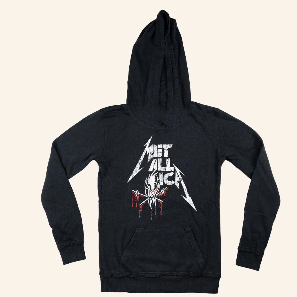 Metallica Merch Bloody Scary Guy Hoodie Christmas Present For Husband - Thriftgiftshop
