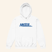 Metra Merch Metra Logo White Hoodie Unique Gifts For Husband - Thriftgiftshop