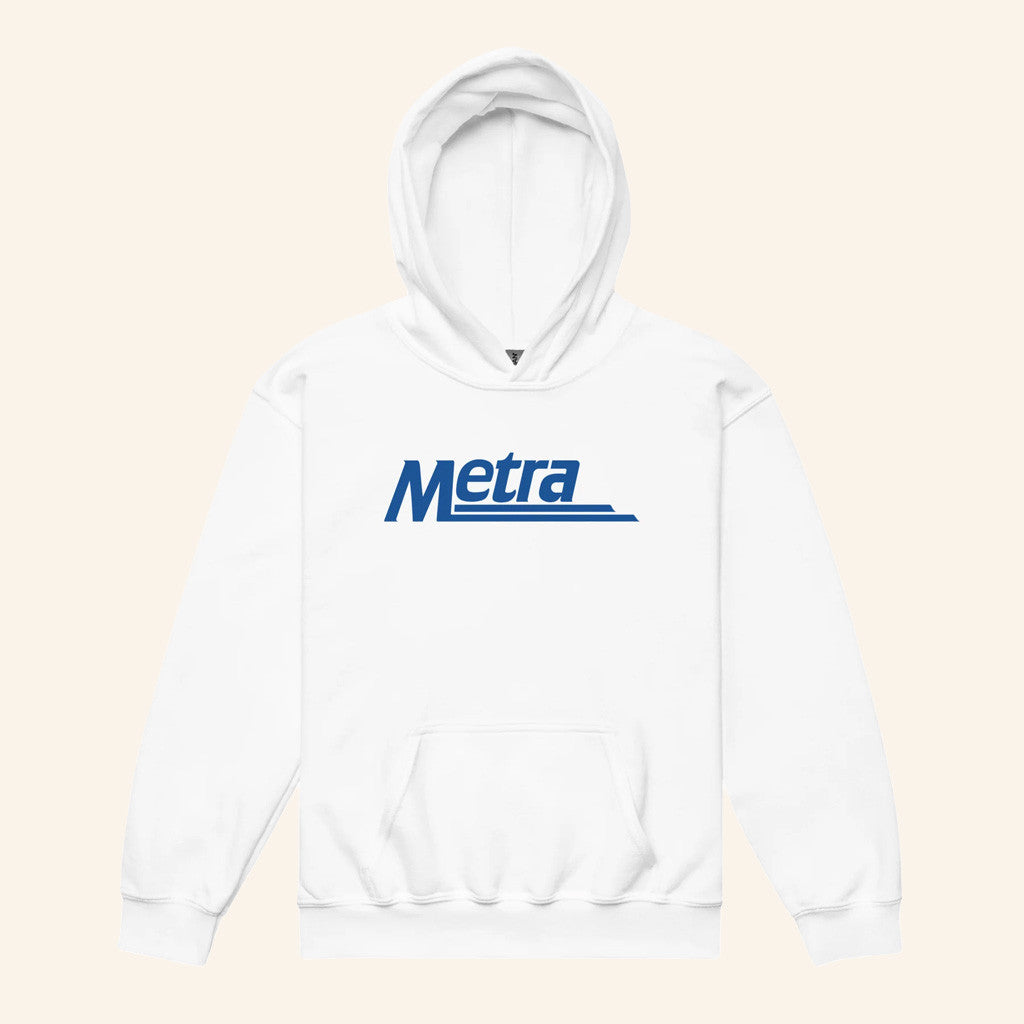 Metra Merch Metra Logo White Hoodie Unique Gifts For Husband - Thriftgiftshop