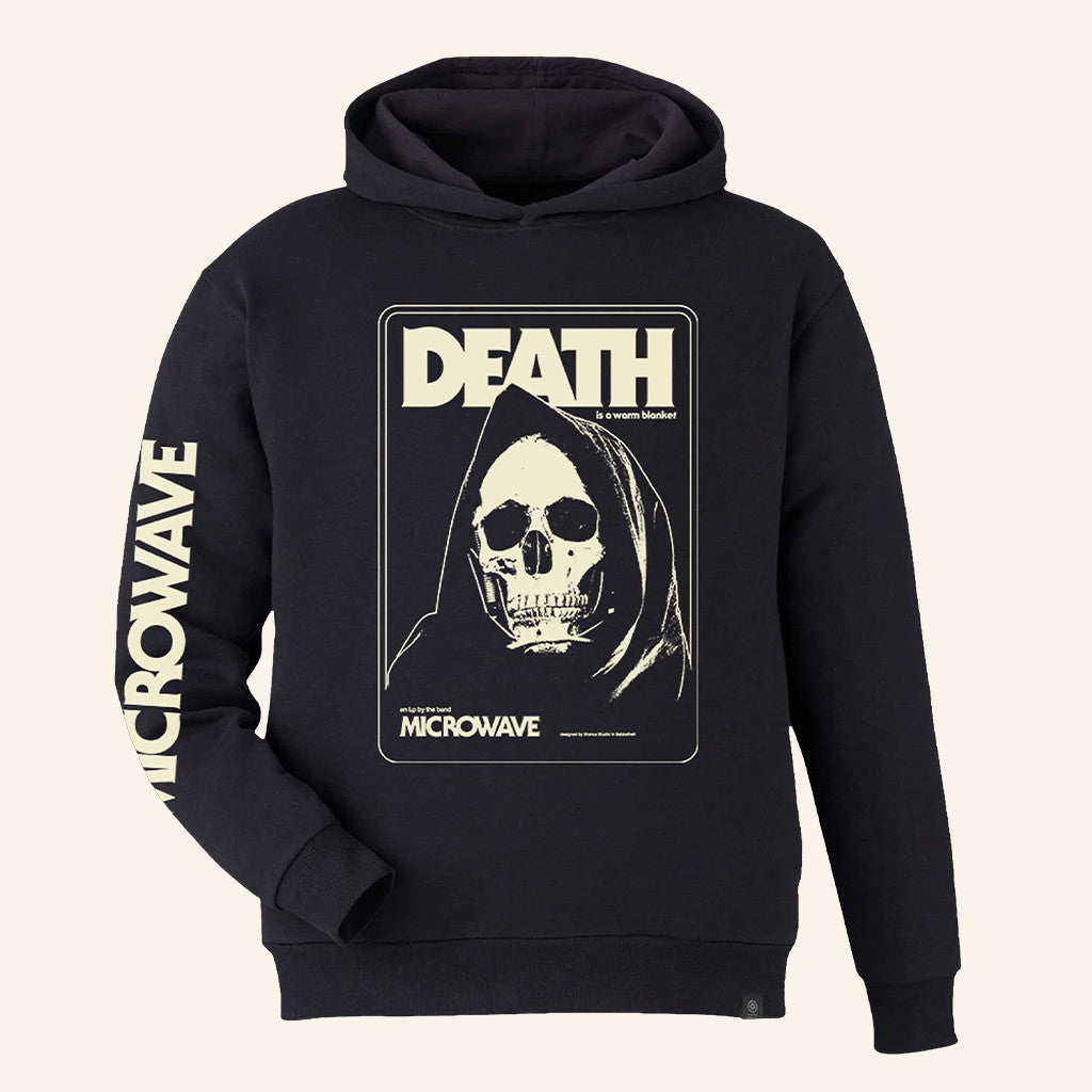 Microwave Merch Death Skull Hoodie Presents For Rock Music Lovers - Thriftgiftshop