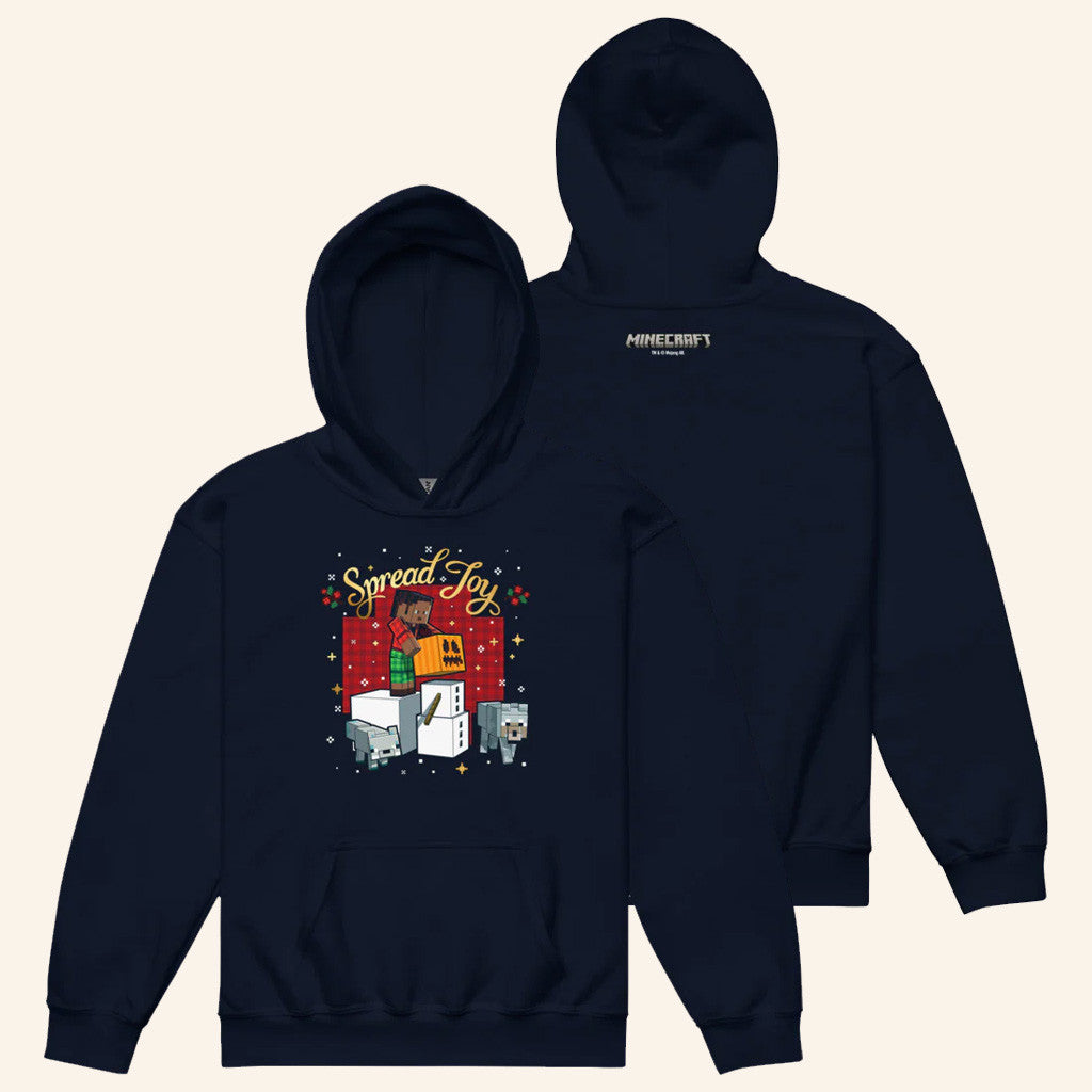 Minecraft Merch Minecraft Spread Joy Hoodie Christmas Gifts For Boyfriend - Thriftgiftshop