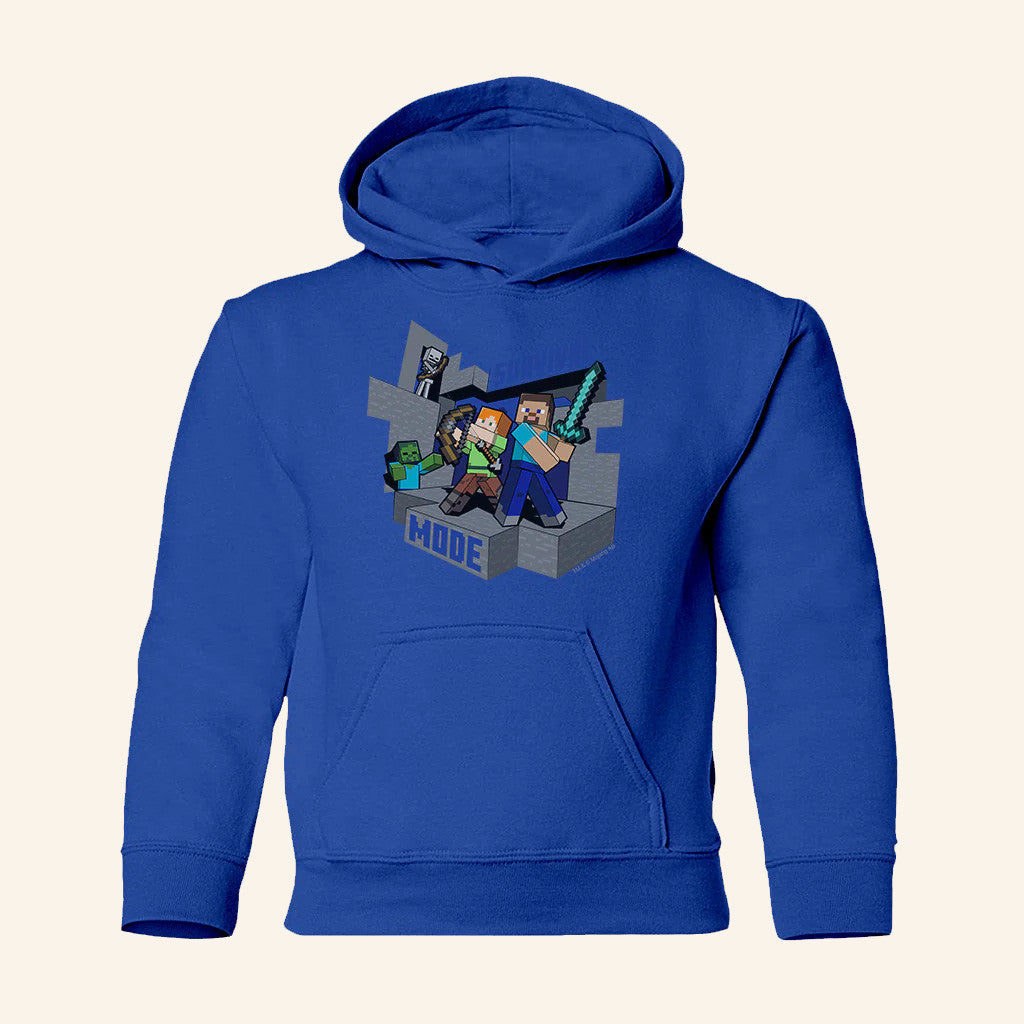 Minecraft Merch Minecraft Survival Mode Hoodie Birthday Presents For Boyfriend - Thriftgiftshop