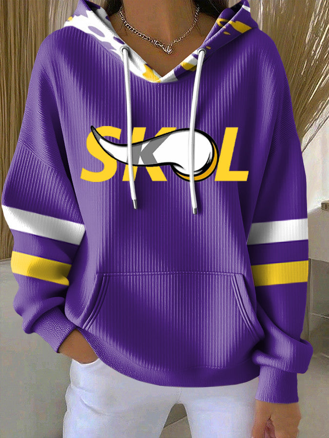 Minnesota Football SKOL Hoodie Minnesota Pride MV Merch Gameday Clothing Women's - Thriftgiftshop