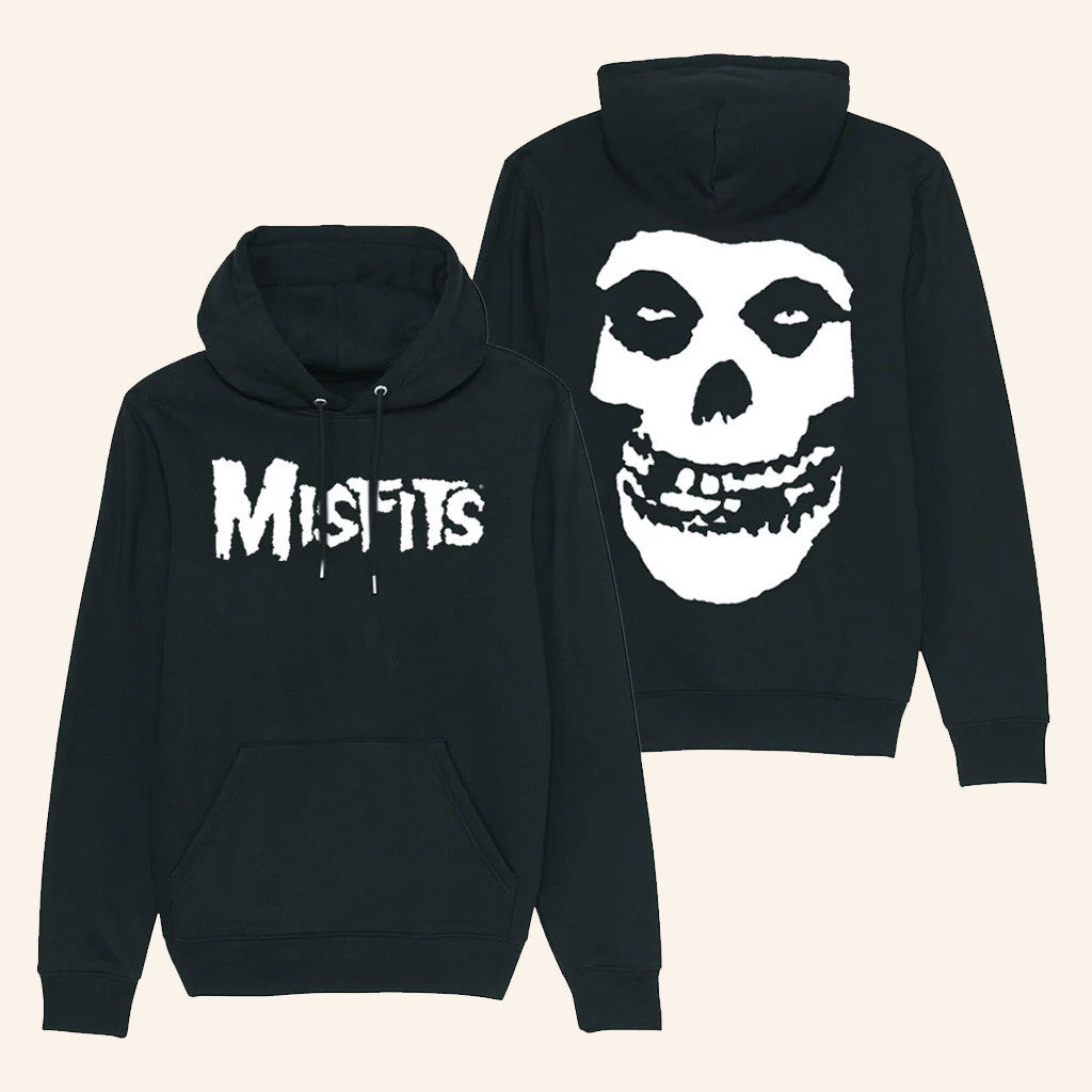 Misfits Merch Misfits Fiend Skull Black Hoodie Christmas Gifts For Husband - Thriftgiftshop