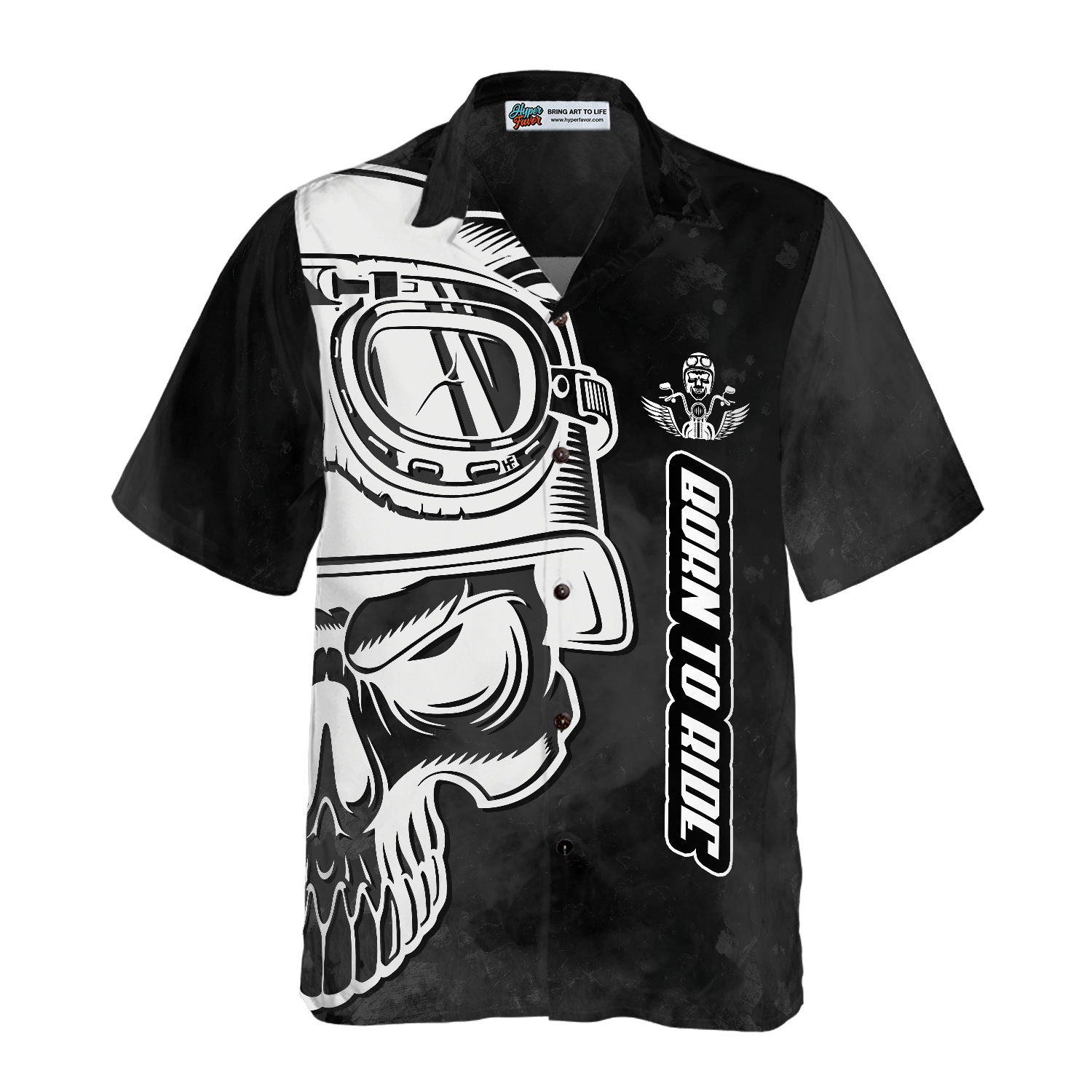 Born To Ride Hawaiian Shirt, Best Gift For Husband, Wife, Boyfriend, Girlfriend, Friend, Family