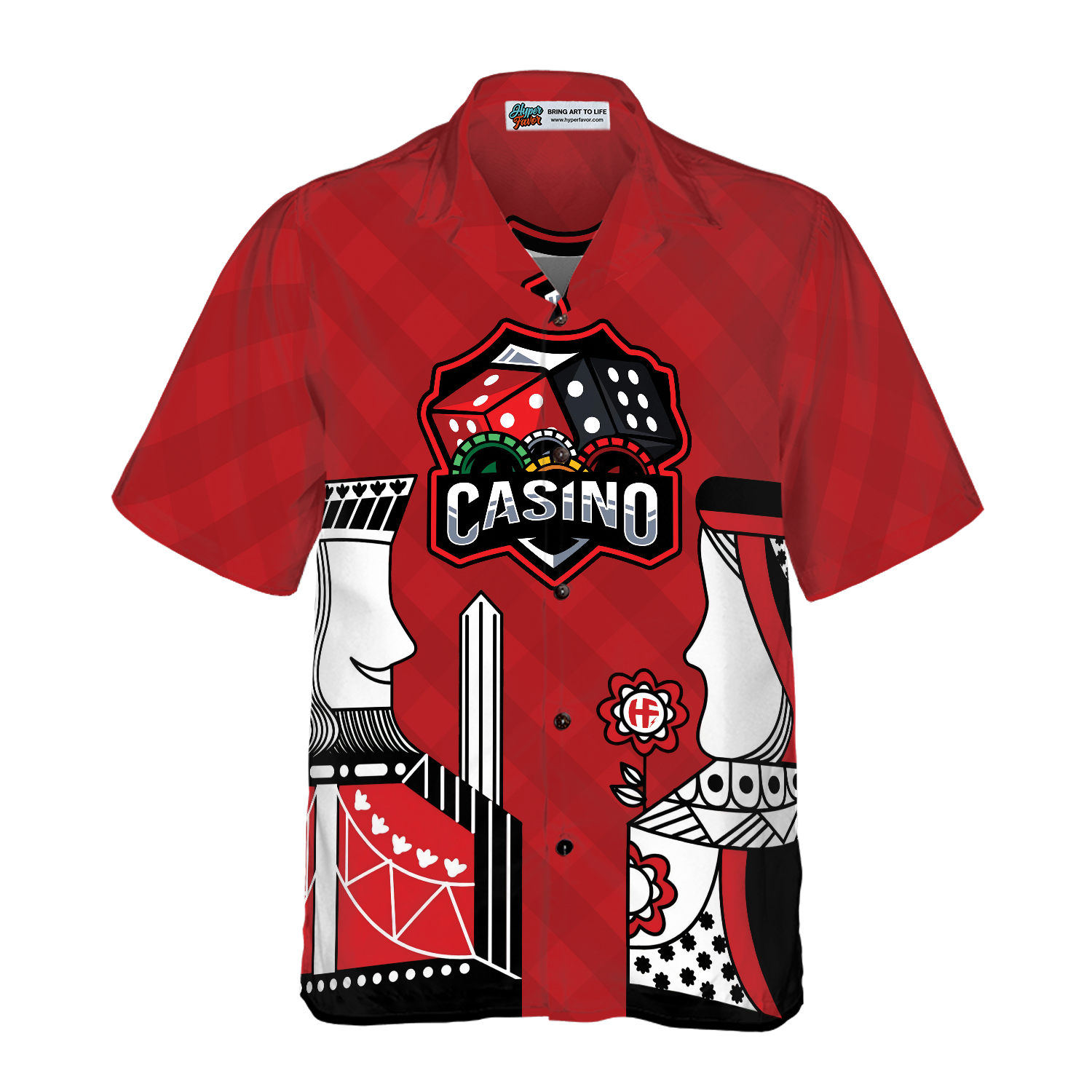 Casino Mascot Hawaiian Shirt, Best Gift For Husband, Wife, Boyfriend, Girlfriend, Friend, Family