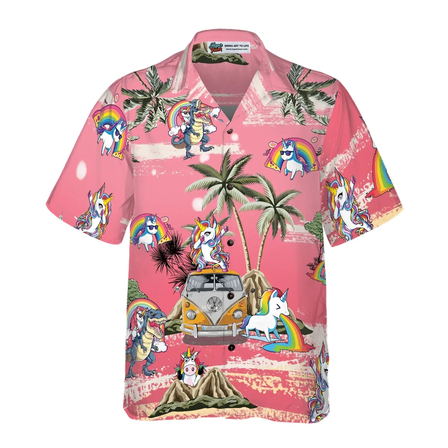Baby Unicorn Summer Time Hawaiian Shirt, Stylish Unicorn Aloha Shirts for Men And Women, Best Gift For Unicorn Lovers, Husband, Wife, Boyfriend, Girlfriend