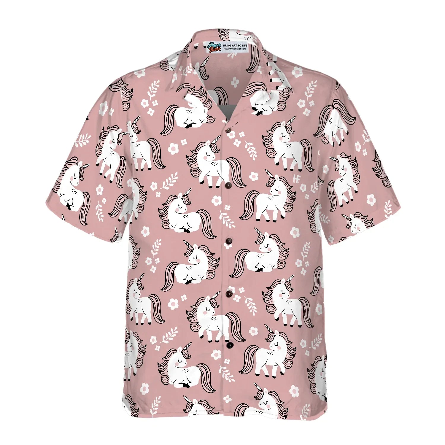 Baby Unicorn In The Magic Forest Hawaiian Shirt, Stylish Unicorn Aloha Shirts for Men And Women, Best Gift For Unicorn Lovers, Husband, Wife, Boyfriend, Girlfriend