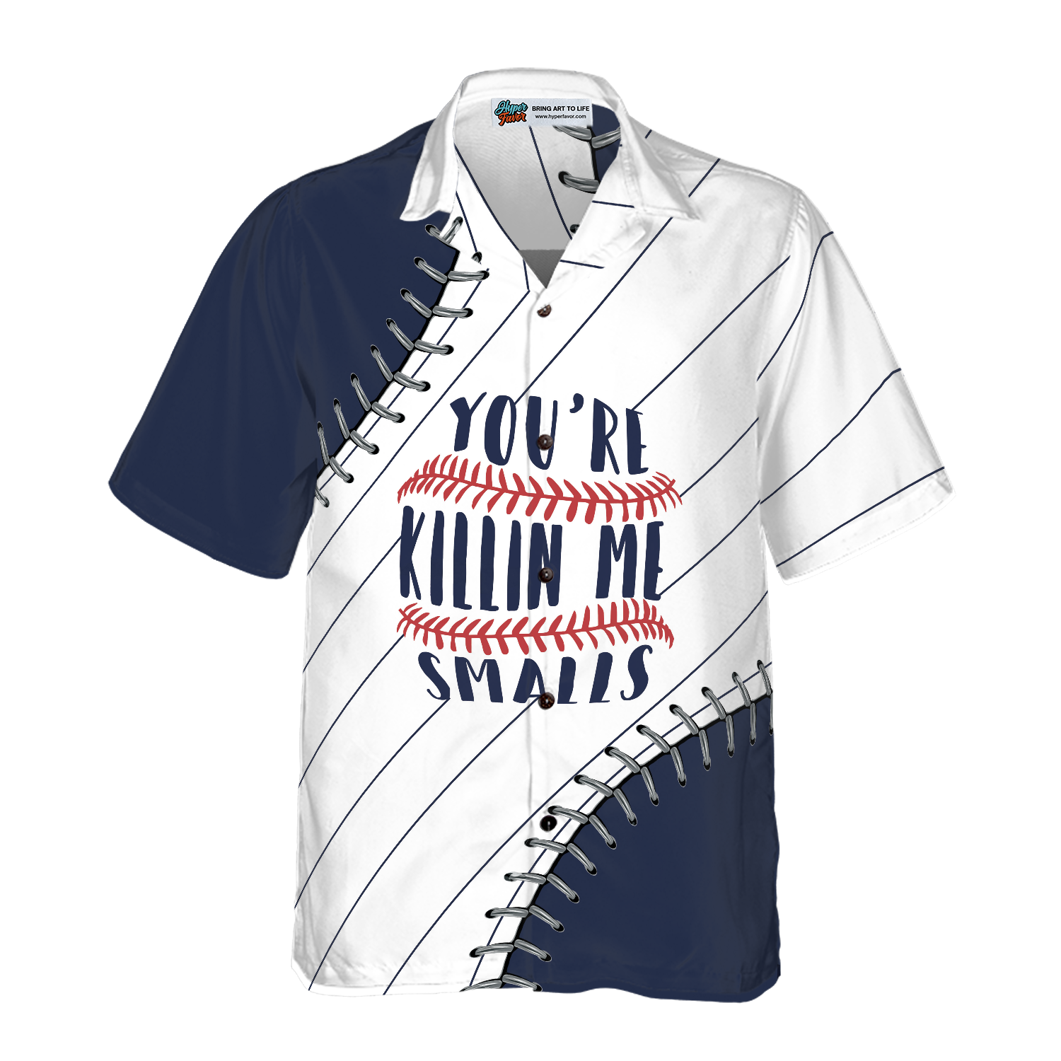 Baseball Lover Navy Blue Hawaiian Shirt, Best Gift For Baseball Players, Husband, Wife, Boyfriend, Girlfriend, Friend, Family